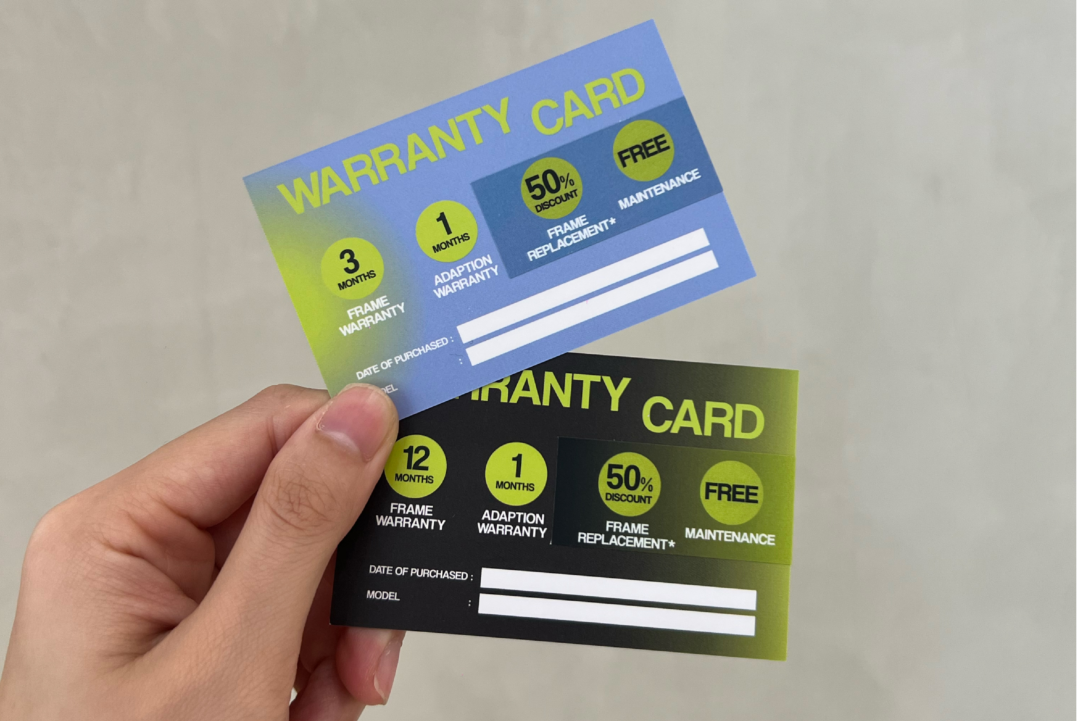 1 Year Warranty